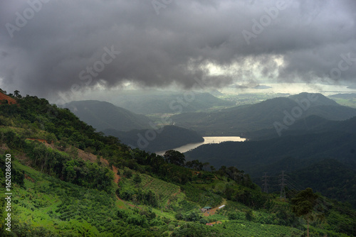 cloudy day on the mountains