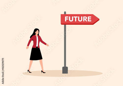 Choose the right way to success concept. Business decision, career path, work direction idea. Confusing businessman looking at multiple road sign with question marks and thinking which way to go