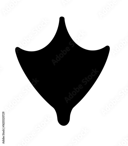Cute duck footprint illustration, designed in a playful kawaii style. Ideal for animal or nature-related projects, especially for children’s content or nature designs.