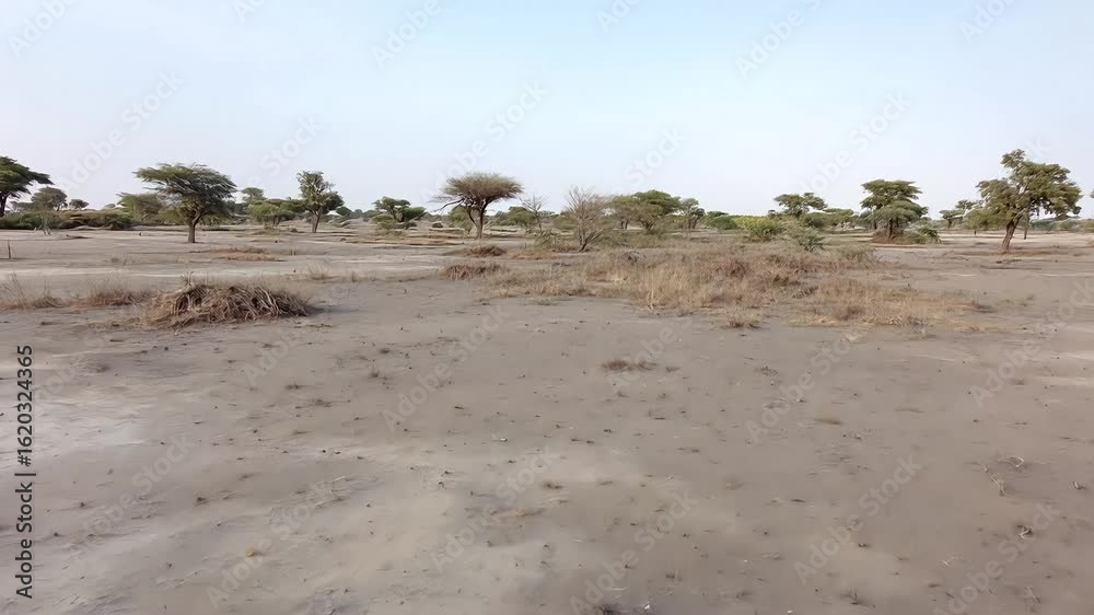 A large herd of wildebeest traverses the green grass and dry sand of the Serengeti landscape under a cloudy sky high quality HD videos footages
A large herd of wildebeest traverses the green grass and dry sand of the Serengeti landscape under a cloudy sky high quality HD videos footages