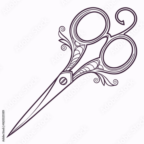 scissors cut out of paper