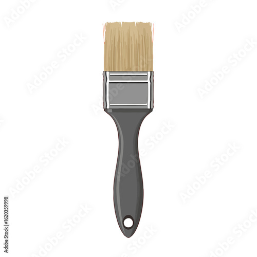 Isolated paintbrush tool for decorating