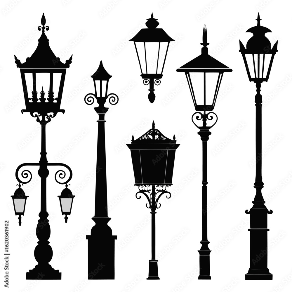 street lamp vector street lamp vector