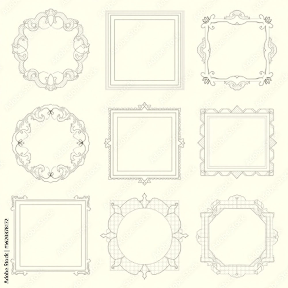 Frame pettern desgine vector illustration Frame pettern desgine vector illustration