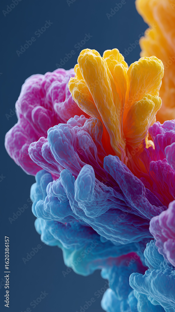 Obraz premium Modern colorful clouds ideal for creative expression