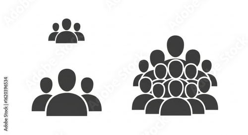 Group crowd team people community social network gathering organization collaboration members audience 100