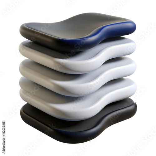 Ergonomic seat cushions stackable office chair cushion comfort seat pad coccyx support for pain relief