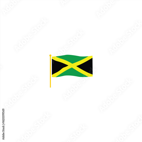 jamaica flag icon vector