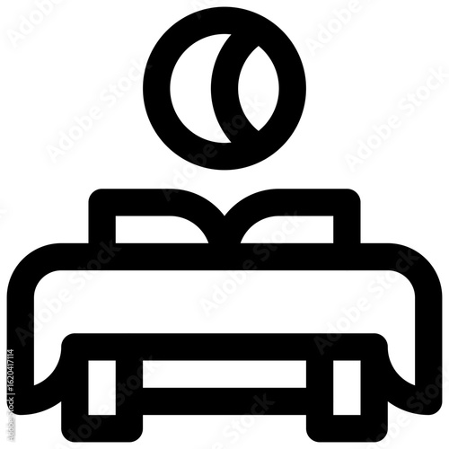 Altar. Editable stroke vector icon.