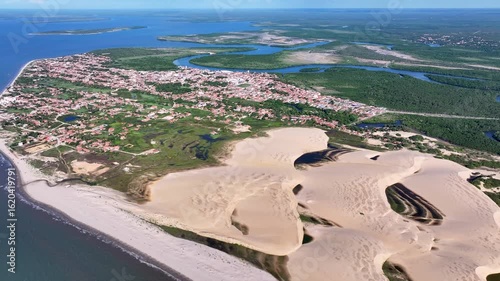 Wallpaper Mural Tutoia Skyline In Tutoia Maranhao Brazil. Turquoise Ocean Waves Gently Crashing On Tropical Beach. Shore Sky Clouds Beach Sea. Shore Panning Wide. Tutoia Maranhao. Torontodigital.ca