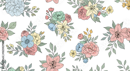 seamless floral pattern