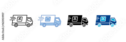 Delivery Icon Set Multiple Style Collection
