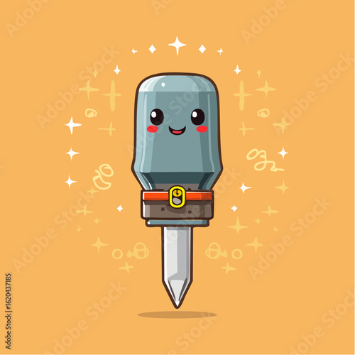 Cute screwdriver illustration