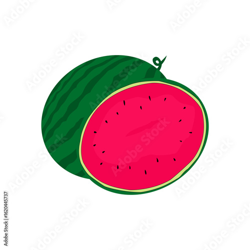 set of watermelon slices