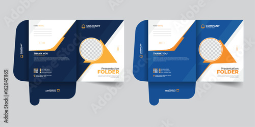 High-End Folder Designs for Real Estate and Professional Documents, Premium Corporate Document Folder Templates for Modern Businesses
