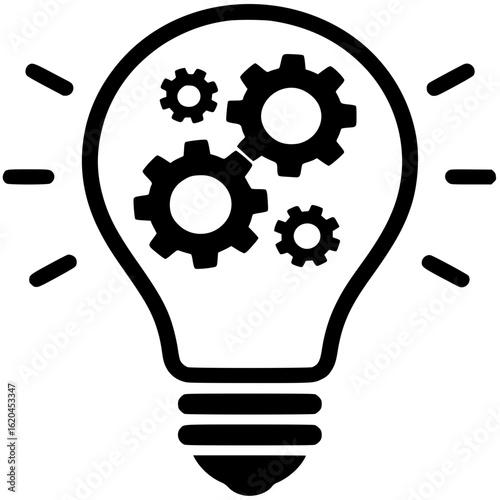 Innovative Business Strategy with Abstract Technology Elements – Vector Illustration