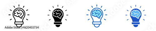 Idea Spark  Icon Set Multiple Style Collection