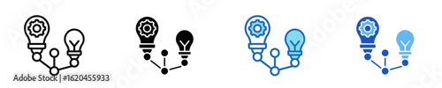 Idea Network  Icon Set Multiple Style Collection