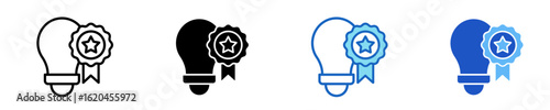 Innovation Award  Icon Set Multiple Style Collection