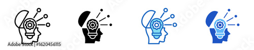 Open Innovation  Icon Set Multiple Style Collection