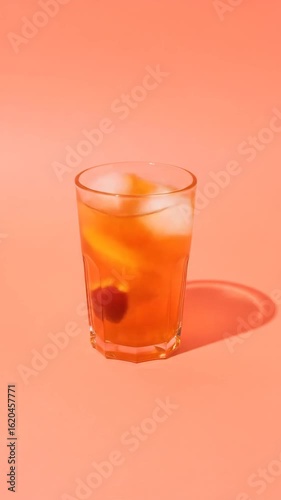 Wallpaper Mural Peach iced tea drink photo Torontodigital.ca