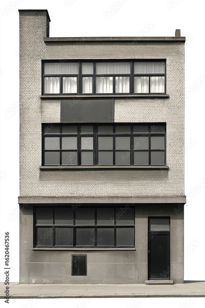 Fototapeta premium Vintage building architecture windows urban.