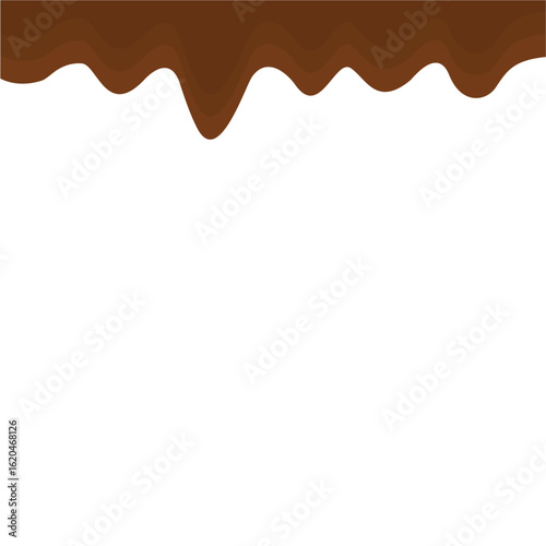 melted chocolate dripping