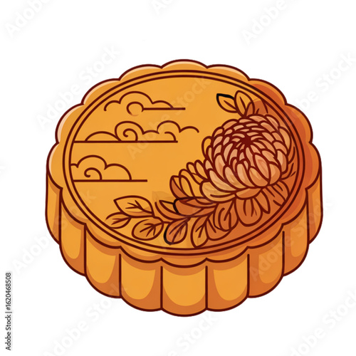 Vector moon cake