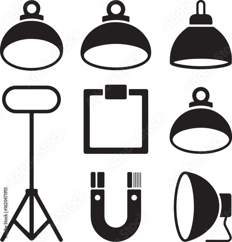 Lighting and Equipment Icons