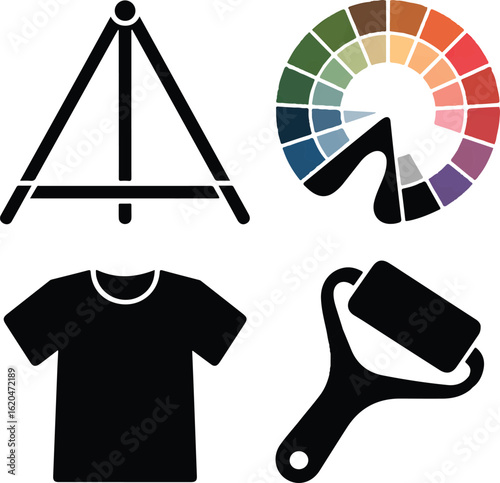 Design Tools and Apparel Icons