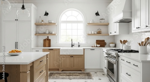 modern kitchen interior with fancy apliance