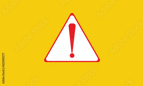 Free Download Attention warning sign on yellow background- Safety concept - GFXLoad