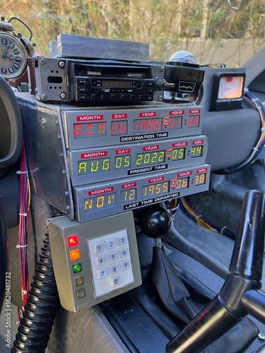 Back to the Future Time Console
