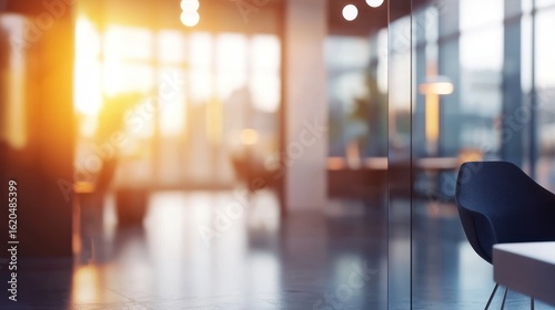 Wallpaper Mural Modern Office Interior: Sunlit Workspace Torontodigital.ca