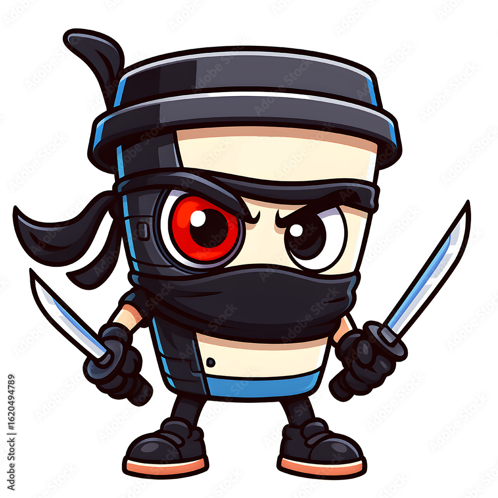 custom made wallpaper toronto digitalCappuccino Assassino Cyborg Italian Brainrot Meme Character