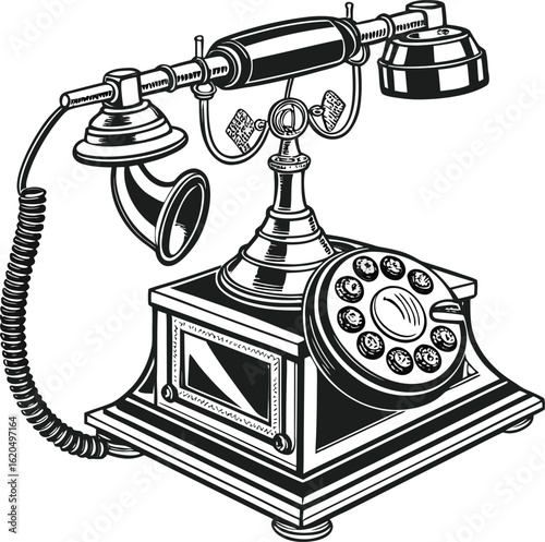 Black Telephone Symbol
