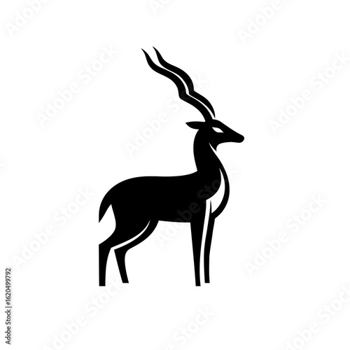 Minimal Blackbuck Logo for Brand
