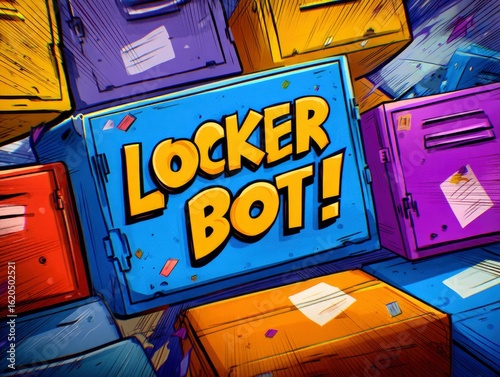 Colorful animated concept of a 