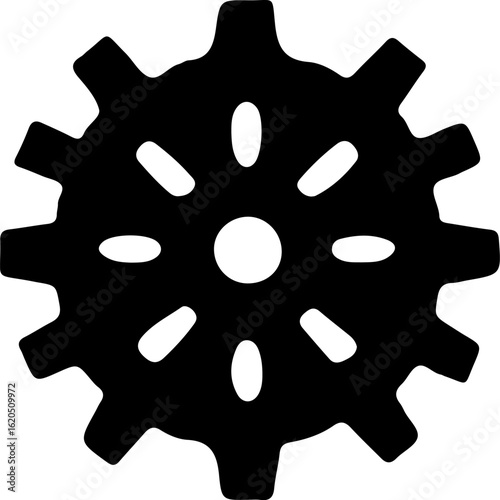 a gear icon, also known as a cogwheel or sprocket wheel. 