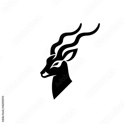 Blackbuck Branding Logo in Black