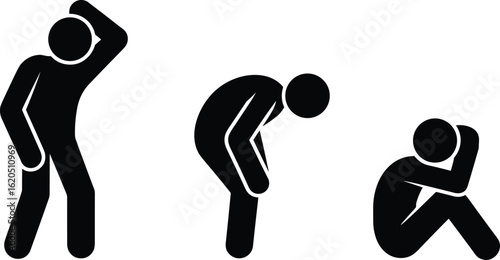 vector silhouette of a woman