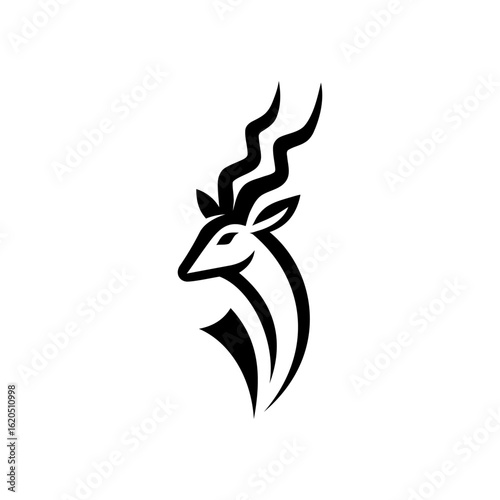 Wildlife Antelope Blackbuck Logo Kit