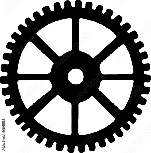 a gear icon, also known as a cogwheel or sprocket wheel. 