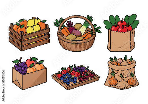 Fresh Produce: A Collection of Fruits and Vegetables