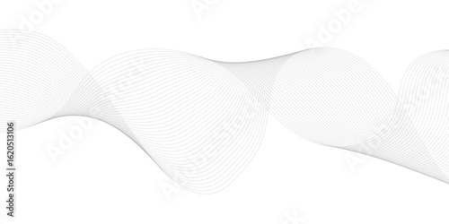 pattern of smooth wavy lines. Design for packaging design, music illustration, technology and creative ideas