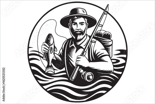 A Fisherman's Silhouette