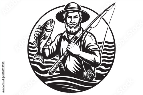 A Fisherman's Silhouette
