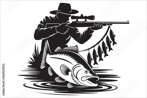 A Fisherman's Silhouette