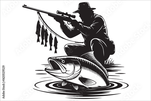 A Fisherman's Silhouette