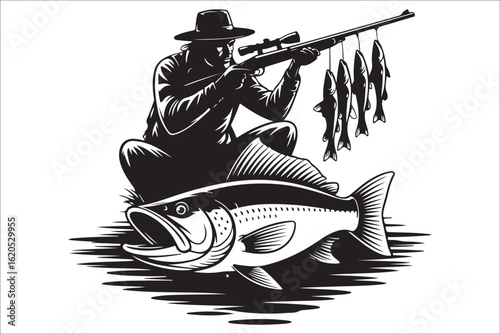 A Fisherman's Silhouette